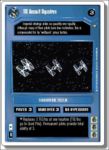 Star Wars: A New Hope Revised (Base Set) card 72 TIE Assault Squadron
