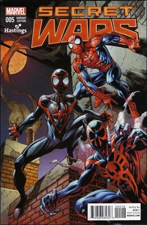 Secret Wars issue 5-I Mark Bagley Hastings Cover