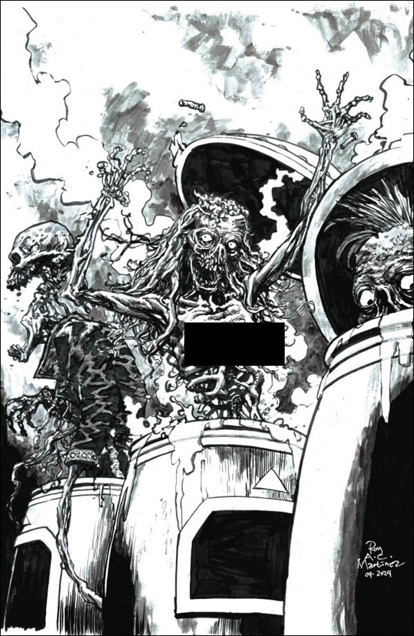 Return of the Living Dead (2024) issue 2-F Roy Allan Martinez B&W Virgin Cover 1/350