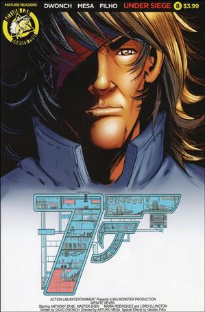 Infinite Seven issue 8-B Arturo Mesa Movie Poster Cover 1/1500