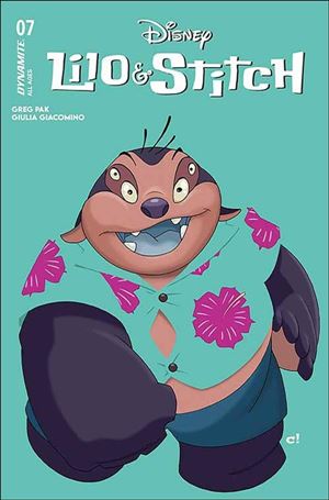 Lilo & Stitch issue 7-D Craig Rousseau Color Bleed Cardstock Cover