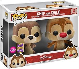 POP! Disney Multi-Packs figure nn24-B Chip and Dale (Flocked) Summer Convention
