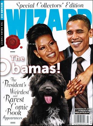 Wizard: The Magazine of Comics, Entertainment and Pop Culture issue 213 Obama Cover