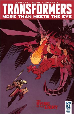 Transformers: More Than Meets the Eye (2012) issue 54-B Nick Roche Subscription Cover