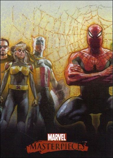 2007 Marvel Masterpieces (Struzan Splash Subset) card STRUZAN 2 Marvel at the Movies