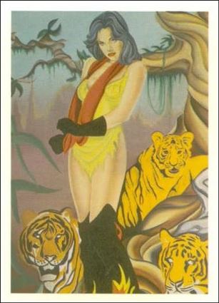 Art of Curves (Base Set) card 14 Tiger Lady