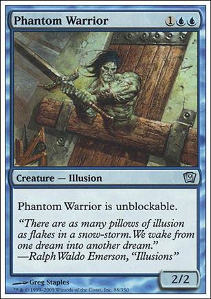 Magic the Gathering: 9th Edition (Base Set) card 88 Phantom Warrior