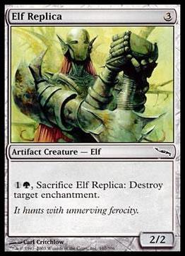 Magic the Gathering: Mirrodin (Base Set) card 167 Elf Replica