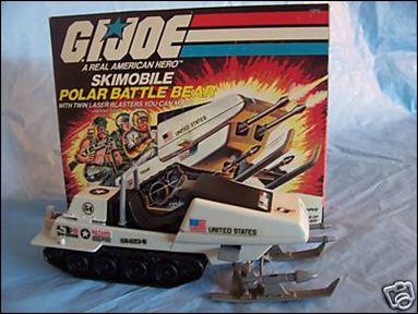 G.I. Joe: A Real American Hero 3 3/4" Basic Vehicles and Playsets figure 14 Skimobile (Polar Battle Bear)