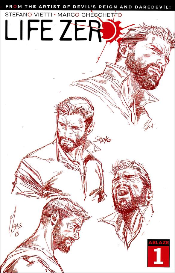 Life Zero issue 1-H Marco Checchetto 1:25 Sketch Cover
