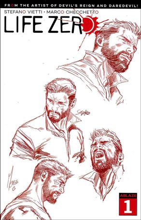 Life Zero issue 1-H Marco Checchetto 1:25 Sketch Cover