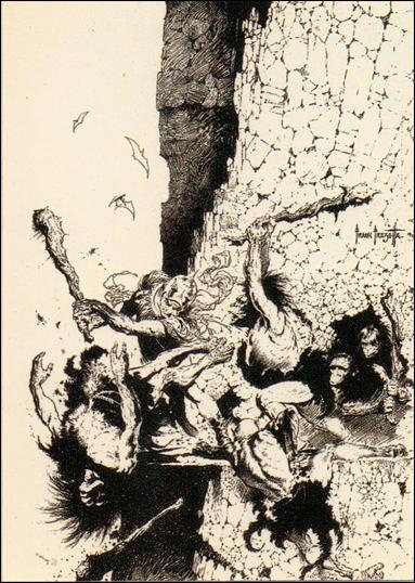 Frazetta (Base Set) card 25 Weird Science-Fantasy No. 29