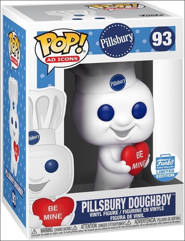 POP! Ad Icons figure 93 Pillsbury Doughboy (Be Mine) Funko Shop Exclusive