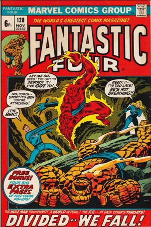 Fantastic Four (1961) issue 128-B UK Price Cover