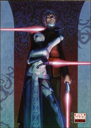 Star Wars Galaxy: Series 4 (Promo) card P1.1 Count Dooku and Asajj Ventress