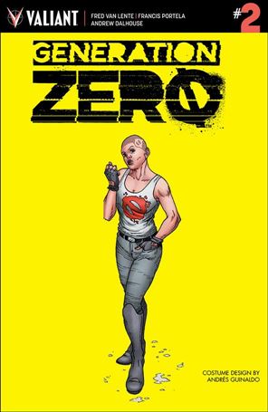 Generation Zero issue 2-C Andres Guinaldo 1:10 Character Design Cover