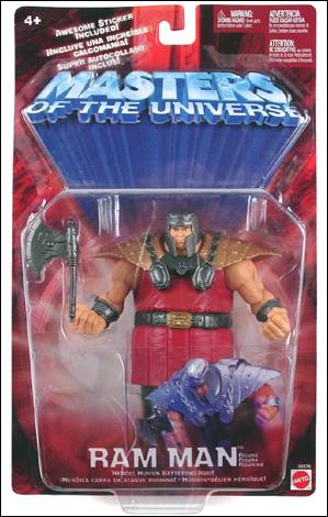 Masters of the Universe (Modern Series)  Basic Action Figures figure 8-B Ram-Man (Gold Armor Repaint)