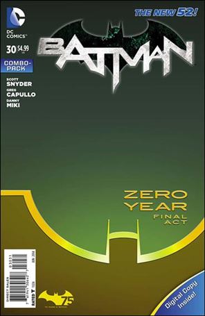 Batman (2011) issue 30-C Unbagged Greg Capullo Cover Combo Pack