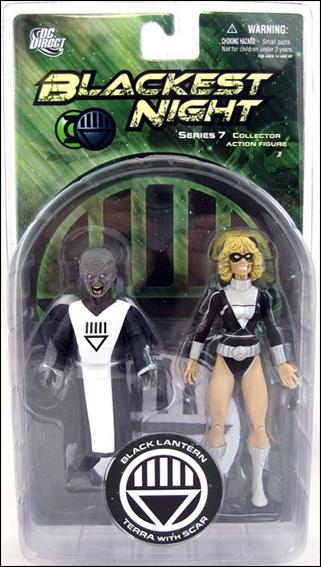 Blackest Night (Series 7) figure 2 Black Lantern Terra and Scar