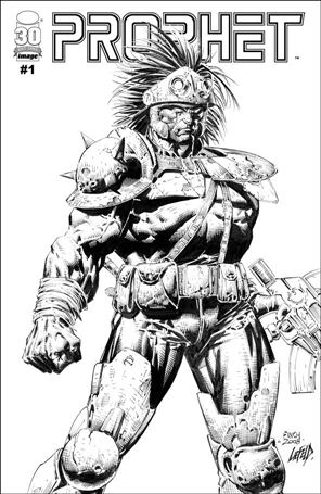Prophet Remastered Edition issue 1-H David Finch 1:25 Black & White Cover