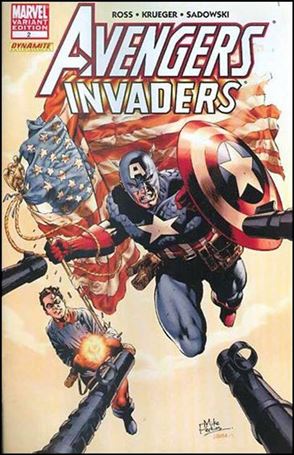 Avengers/Invaders issue 2-B Mike Perkins 1:25 Cover