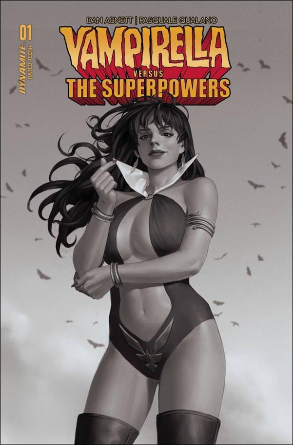 Vampirella vs. the Superpowers issue 1-I Jung-Geun Yoon 1:10 B&W Cover