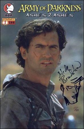 Army of Darkness: Ashes 2 Ashes issue 1-O DF (Signed & Remarked by Nick Bradshaw) 1/99