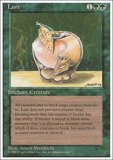 Magic the Gathering: 4th Edition (Base Set) card 262 Lure