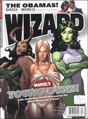 Wizard: The Magazine of Comics, Entertainment and Pop Culture issue 211.1-B Platinum Edition Young Guns Standard Cover