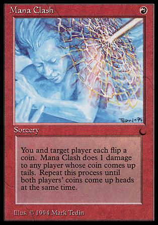 Magic the Gathering: The Dark (Base Set) card 72 Mana Clash