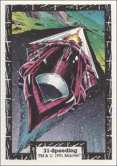 Incredible Hulk (Base Set) card 31 Speeding