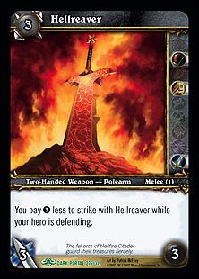World of Warcraft: Through the Dark Portal (Base Set) card 276 Hellreaver
