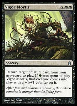 Magic the Gathering: Ravnica (Base Set)  card 111 Vigor Mortis