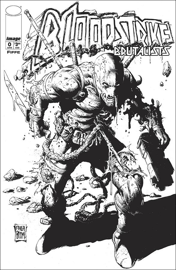 Bloodstrike (1993) issue 0-D Dan Fraga Black & White Cover