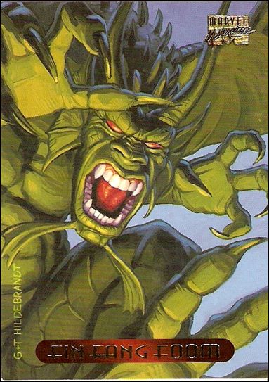 1994 Marvel Masterpieces (Base Set) card 37 Fin Fang Foom
