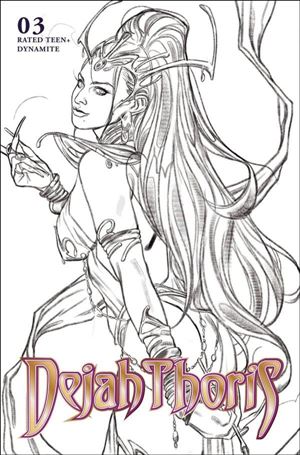 Dejah Thoris (2023) issue 3-G Joshua Swaby 1:10 Line Art Cover