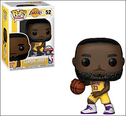 Pop! Basketball figure 52-B LeBron James (Yellow Uniform)