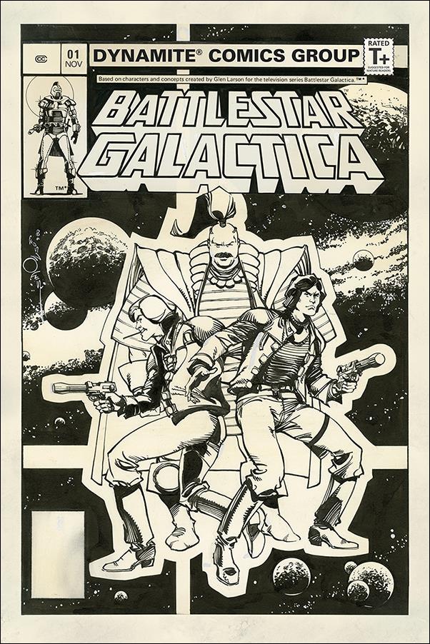 Battlestar Galactica (Classic) (2018) issue 1-F Walt Simonson 1:10 Black & White Cover