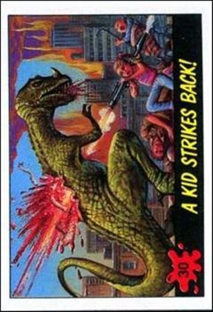Dinosaurs Attack! (Base Set) card 30 A Kid Strikes Back!