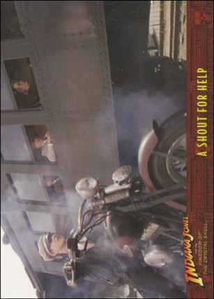 Indiana Jones and the Kingdom of the Crystal Skull (Base Set) card 32 A Shout for Help