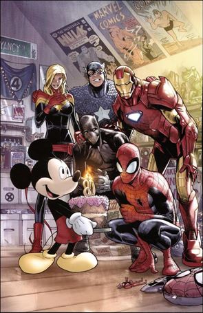 Marvel Comics (2019) issue 1000-RG Humberto Ramos D23 Expo Cover