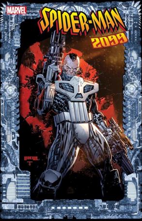Spider-Man 2099: Dark Genesis issue 4-B Ken Lashley Frame Cover