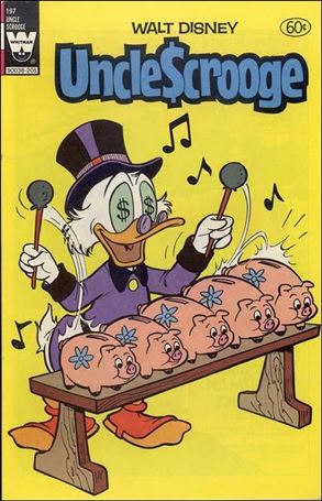 Walt Disney's Uncle Scrooge issue 197-B White Logo