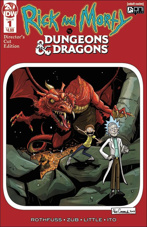 Rick and Morty vs Dungeons & Dragons issue 1-F Alex Cormack Director's Cut Cover