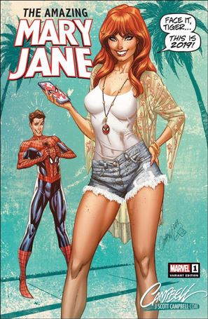 Amazing Mary Jane issue 1-M J. Scott Campbell Modern Cover 1/3000