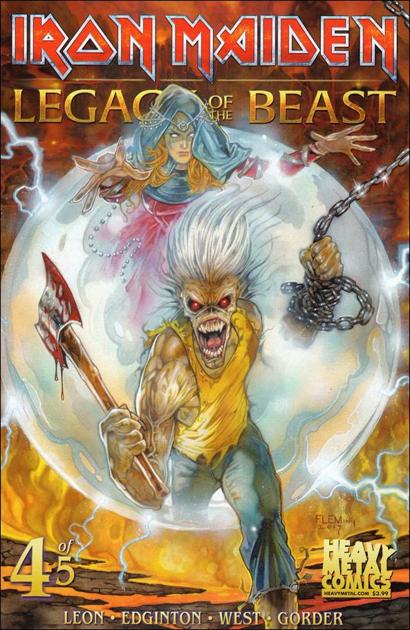 Iron Maiden Legacy of the Beast issue 4 Tom Fleming Cover