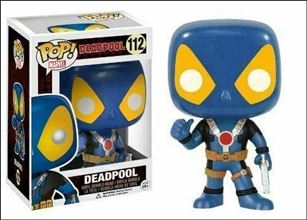 POP! Marvel figure 112-B Blue Deadpool (Thumbs Up) (FYE Exclusive)