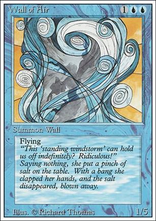 Magic the Gathering: Revised (Base Set) card 90 Wall of Air