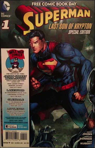 Superman: The Last Son of Krypton FCBD Special Edition issue 1-L Mile High Comics Cover 1/5000