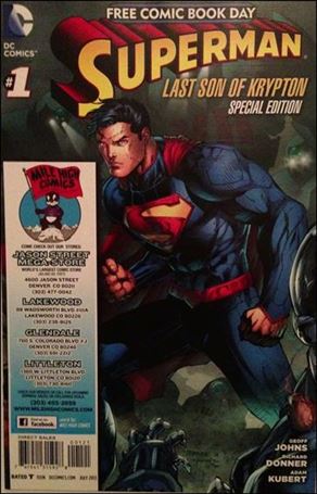 Superman: The Last Son of Krypton FCBD Special Edition issue 1-L Mile High Comics Cover 1/5000